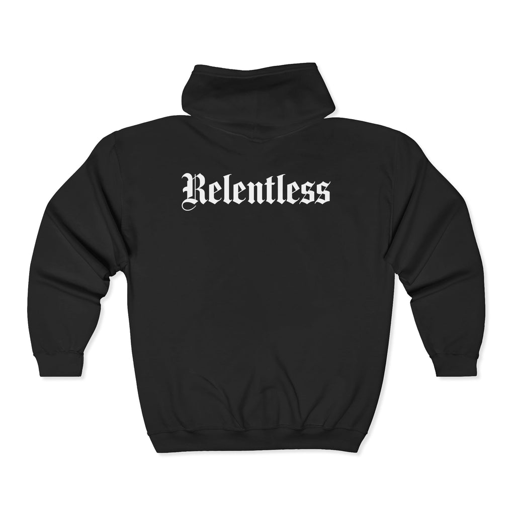 Relentless Zip Hoodie Back Print – YourLifestyle Apparel