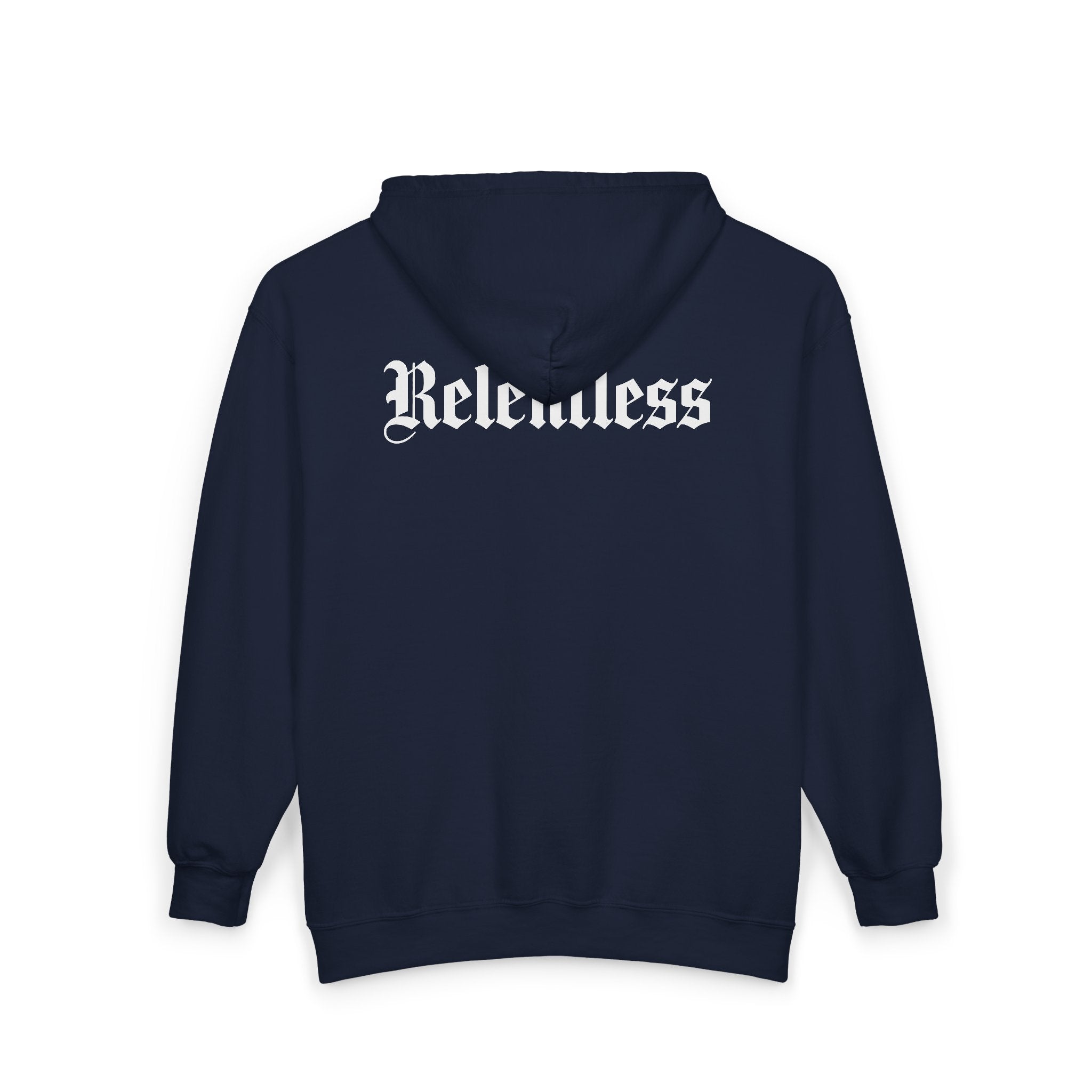 Relentless Zip Hoodie Back Print – YourLifestyle Apparel