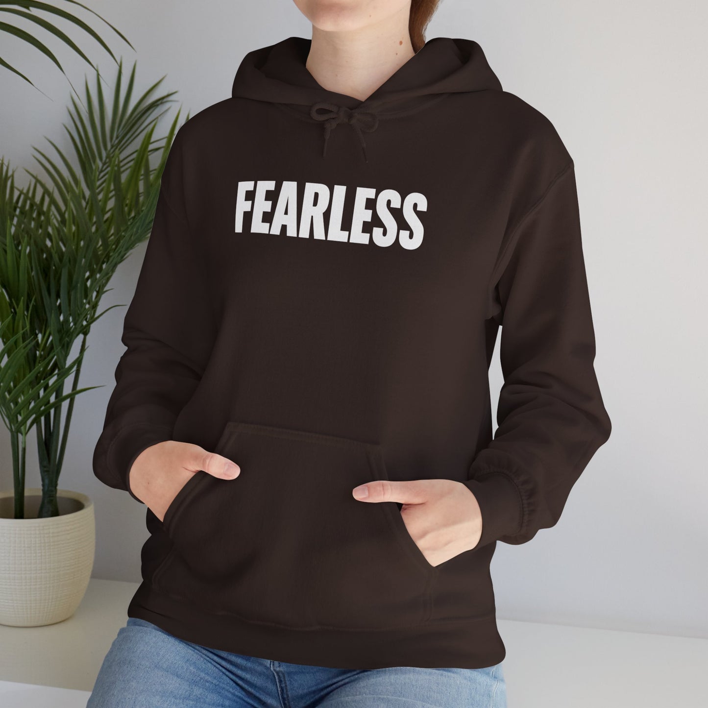 FEARLESS Hoodie – Clean Front Statement (Unisex) | YourLifestyle