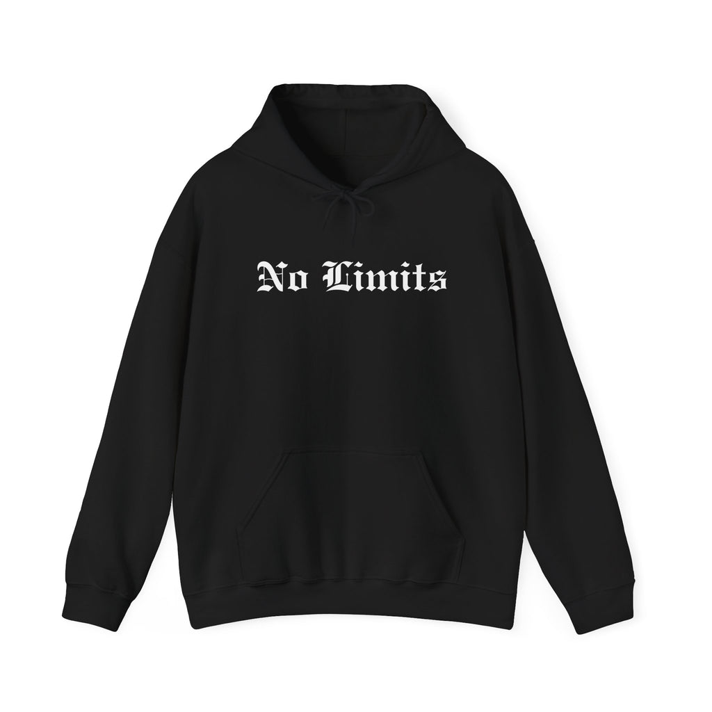 No Limits Hoodie – Old English Front Print | YourLifestyle Apparel