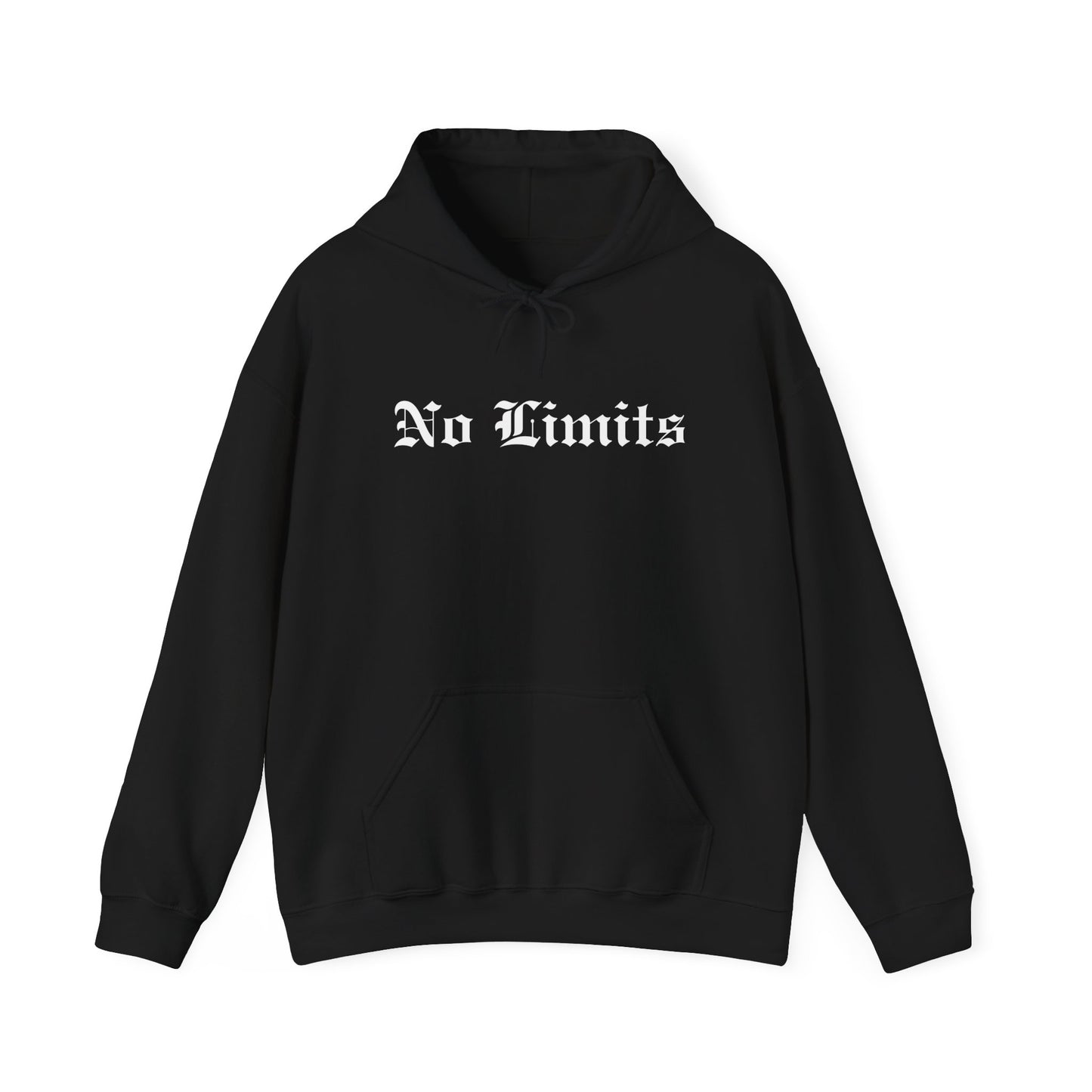 No Limits Hoodie – Old English Front Print | YourLifestyle Apparel