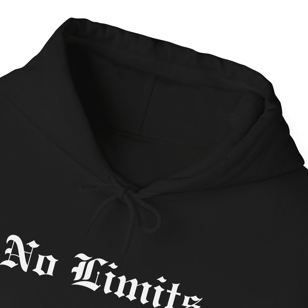 No Limits Hoodie – Old English Front Print | YourLifestyle Apparel