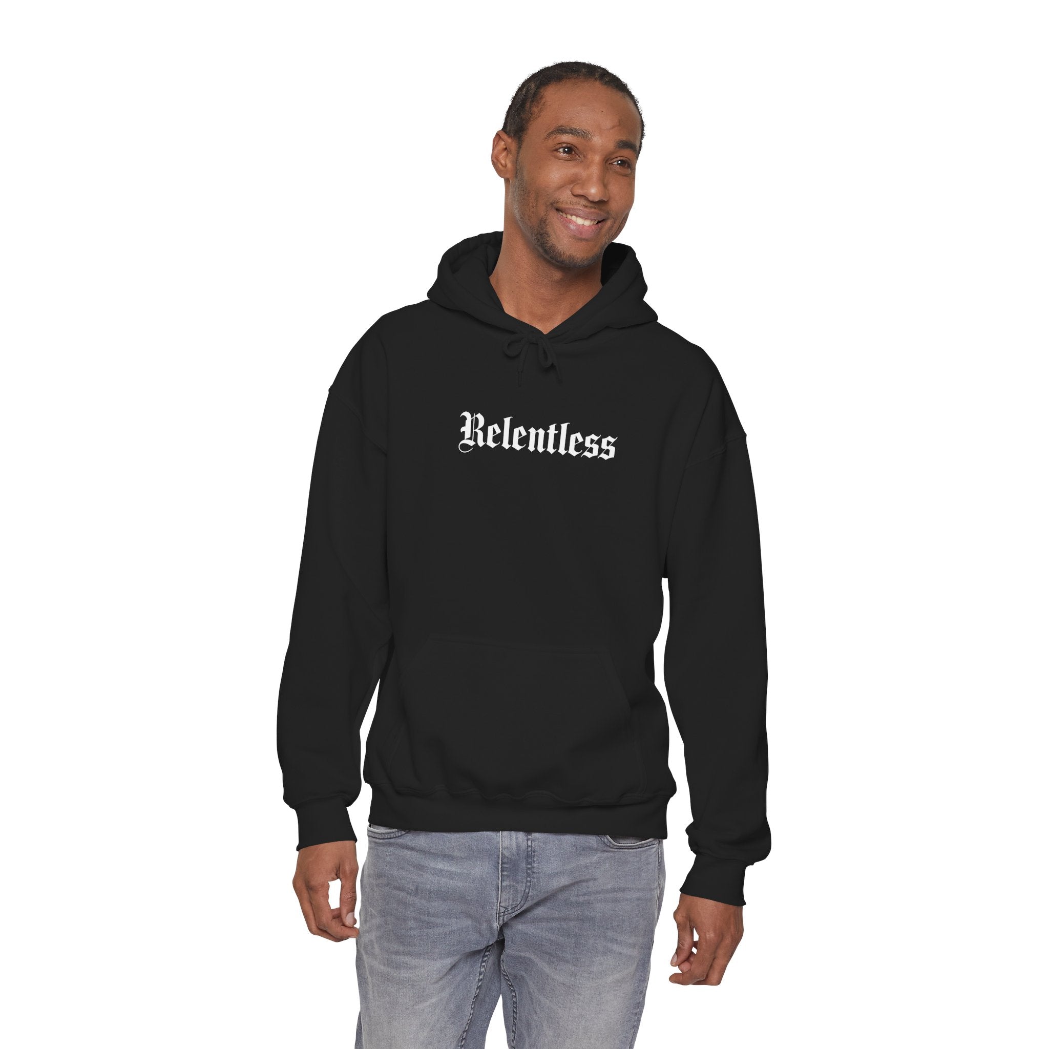 Relentless Hoodie Front Print – YourLifestyle Apparel (Unisex)