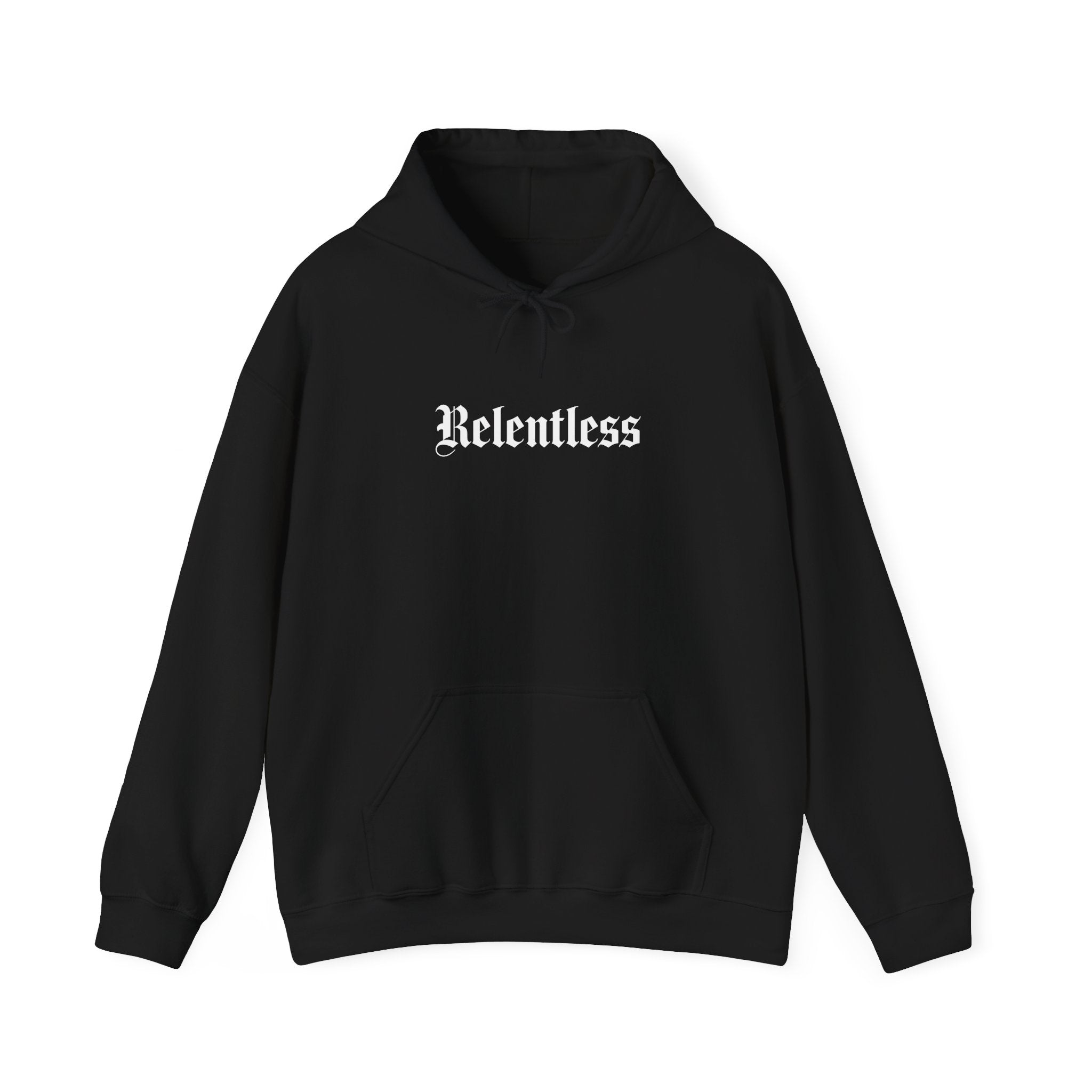 Relentless Hoodie Front Print – YourLifestyle Apparel (Unisex)