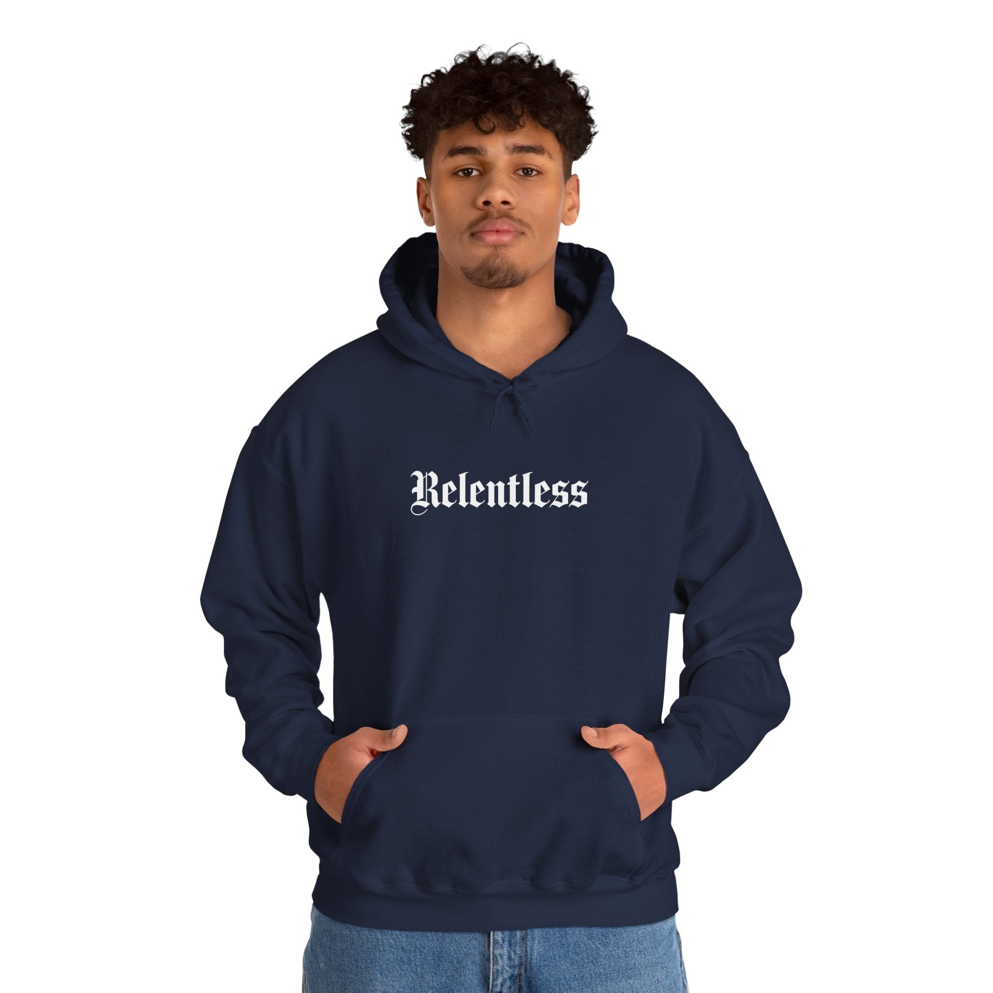 Relentless Hoodie Front Print – YourLifestyle Apparel (Unisex)