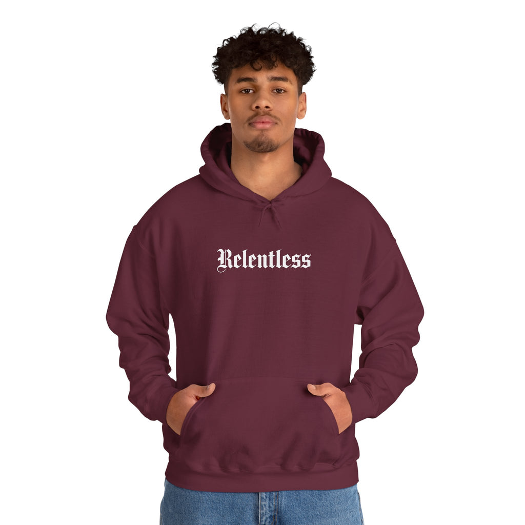 Relentless Hoodie Front Print – YourLifestyle Apparel (Unisex)
