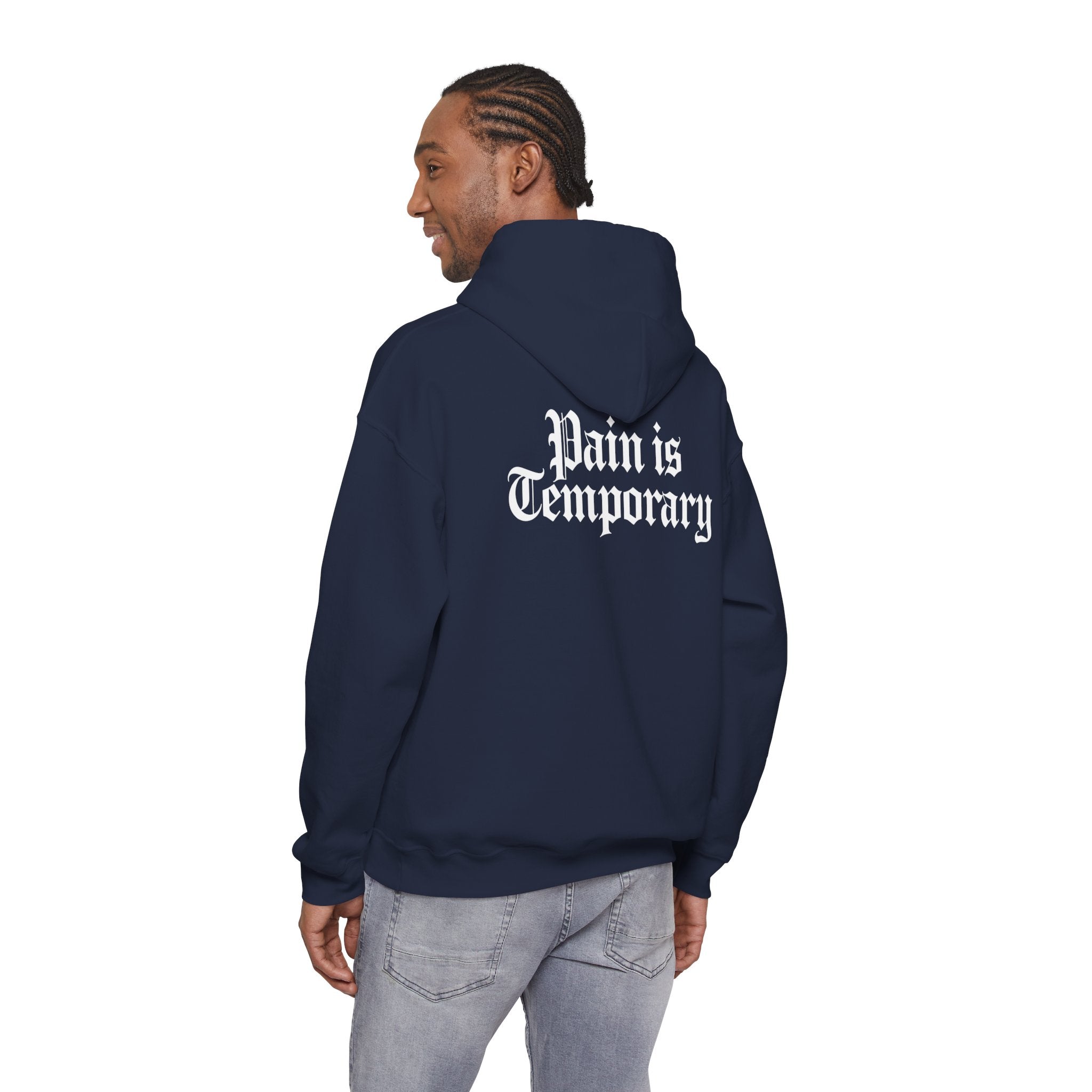 Pain is Temporary Hoodie Back Print – YourLifestyle Apparel