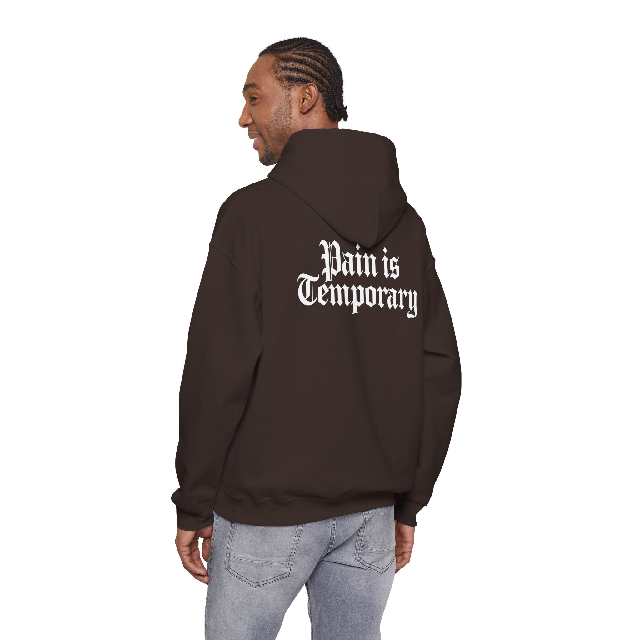 Pain is Temporary Hoodie Back Print – YourLifestyle Apparel